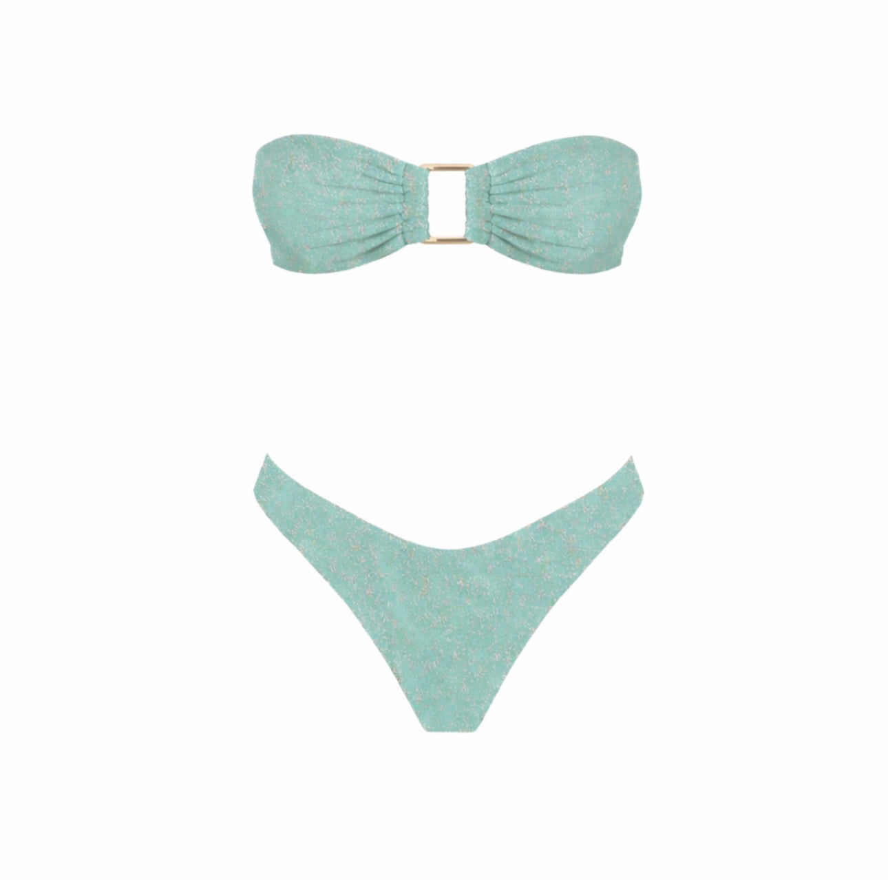 Seafoam Strapless Bikini image 0