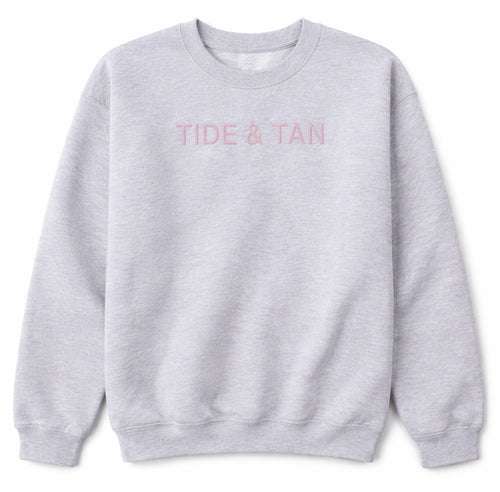 Ash Embroidered Crewneck image 0