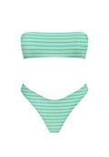 Aqua Tides Strapless Bikini image 0