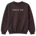 Mocha Embroidered Crewneck image 0
